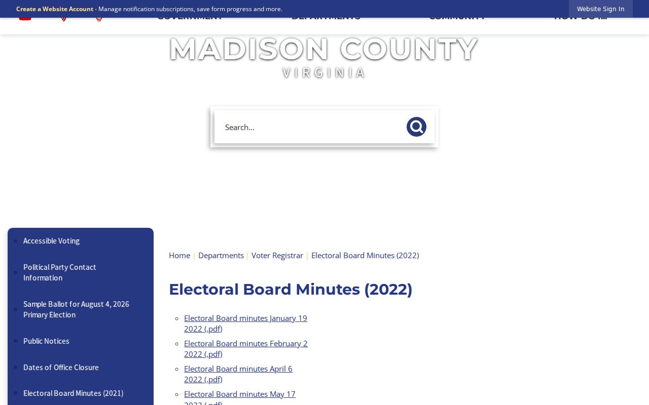 Madison County Sheriff FOIA guidance for arrest records